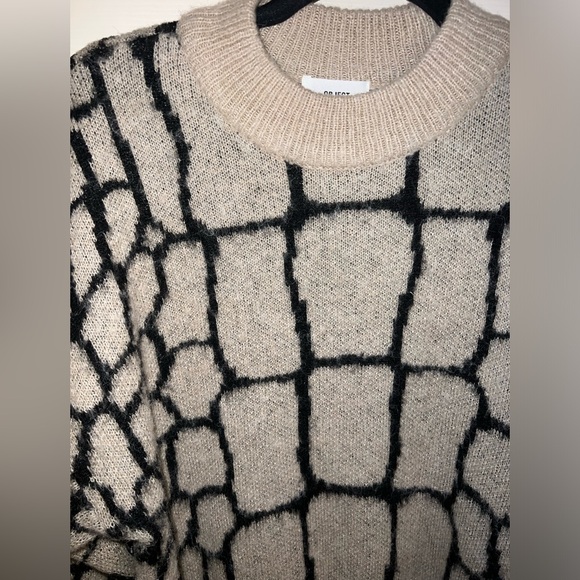 Object Sweater with all-over pattern model 'Melanie' in beige - Picture 7 of 7